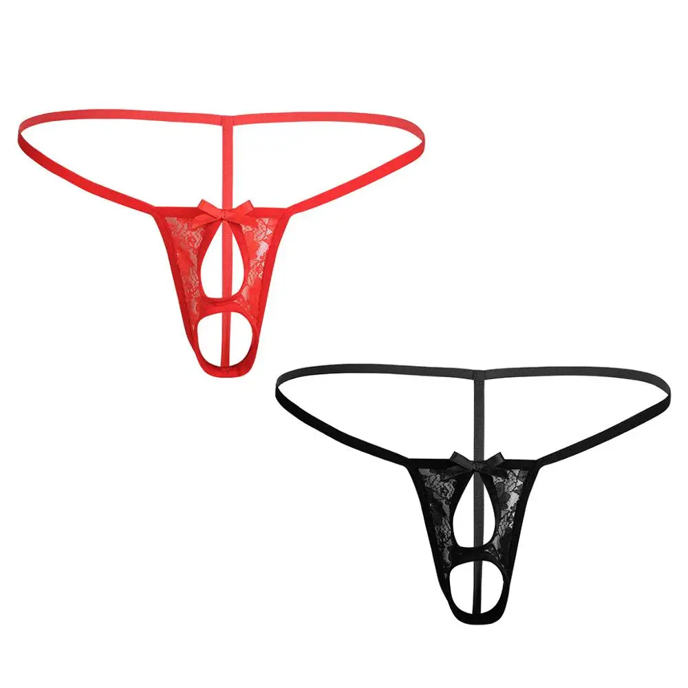 Сексуальное мужское нижнее белье Sissy с низкой посадкой открытые ягодицы