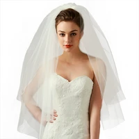 wedding veil white ivory free for bridal veils mariage wedding accessories 2022