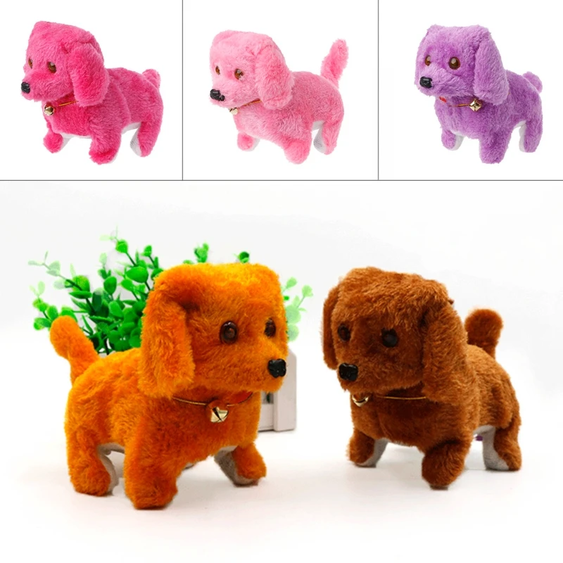

Fashion Walking Barking Toy High Quality Funny Electric Short Floss Dog