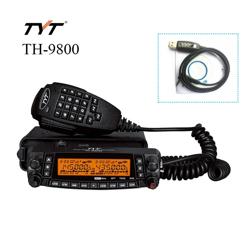 TYT TH 9800 PLUS 1901A версия Quad Band 29/50/144/430 МГц поперечный репитер 50 Вт Мобильный