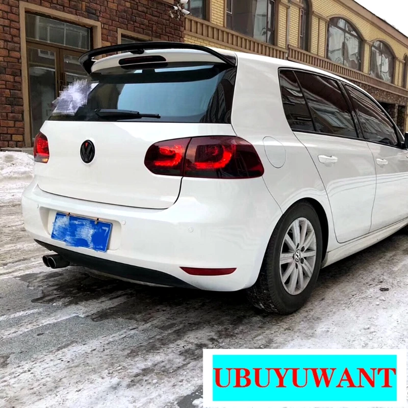 Декоративный спойлер для хэтчбека VW GOLF MK6 GTI &amp R 2008-2012 высококачественный