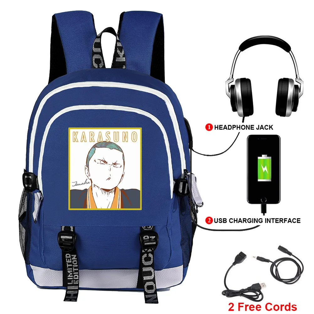 

Manga Collage Haikyu Students Back To School Bags Boy Girl Fashion Haikyuu Teens Books Backpack