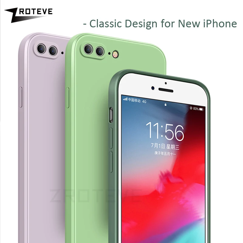Чехол ZROTEVE для iPhone X XS Max роскошный жидкий силикон Apple XR гладкий S чехлы|Бамперы| |
