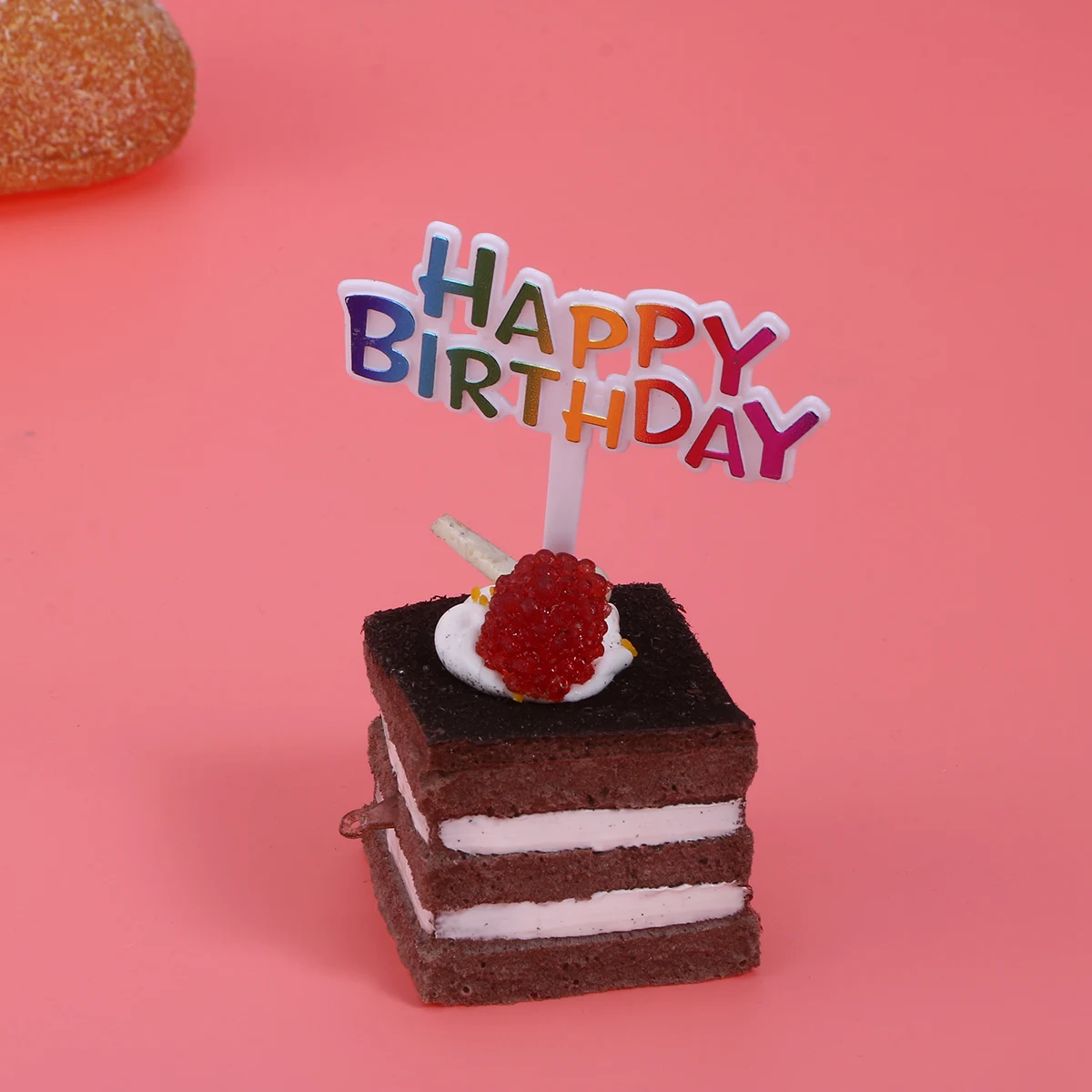 100 шт Красочный Топпер для торта С Днем Рождения буквы пластиковые топперы