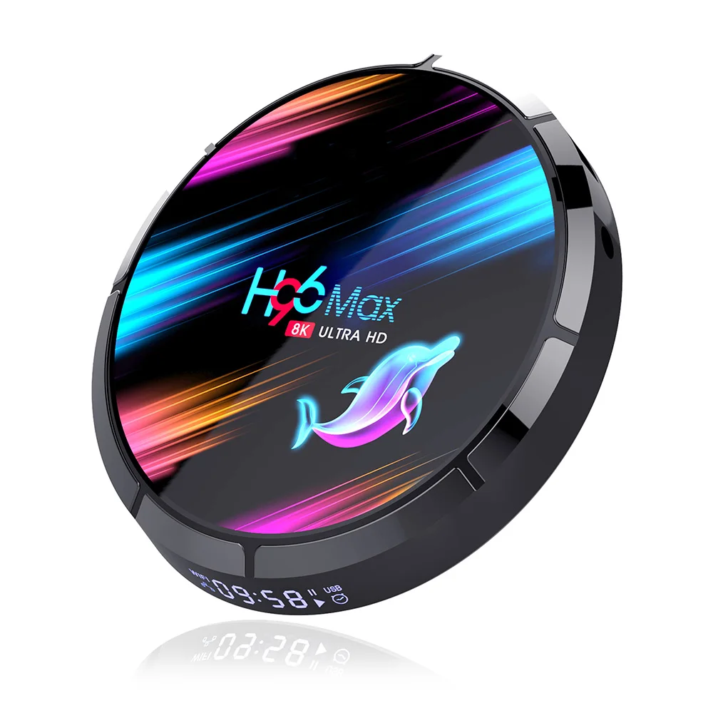 Смарт ТВ-приставка H96 Max X3 Android 9 0 Amlogic S905X3 4 Гб RAM 64 ROM 2 4G 5G Wifi Bluetooth 1000 Мбит/с 8K