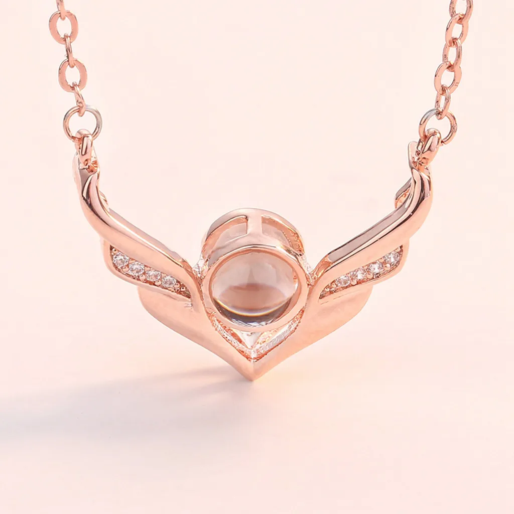 2020 горячая Распродажа Настоящее ожерелье с проекцией памяти новинка 100 языков I