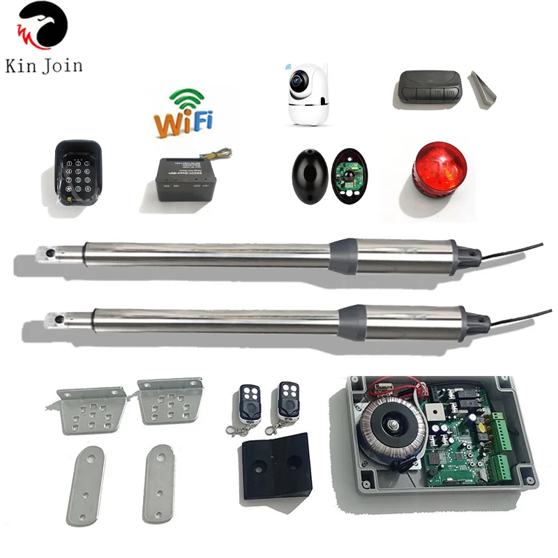 

Newest Wifi Control 300kgs Engine Motor System Automatic Swing Gate Opener AC220V Electric Linear Actuator