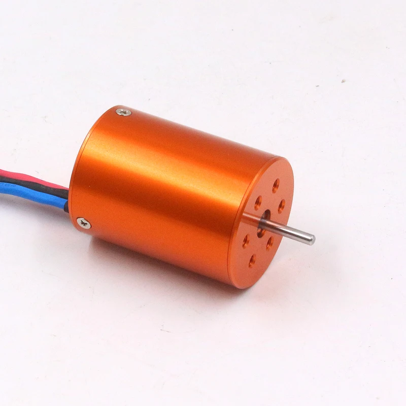 Бесщеточный 4 полюсный Бессенсорный двигатель FATJAY 2838 2800KV 3800KV для