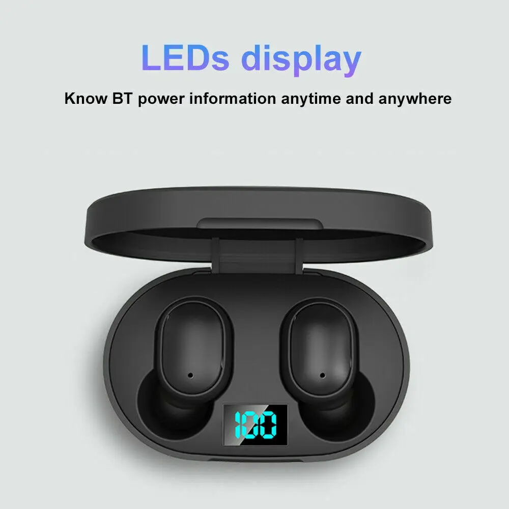 696 A6L TWS Bluetooth наушники BT5.0 светодиодный дисплей для Redmi Airdots кнопка управления