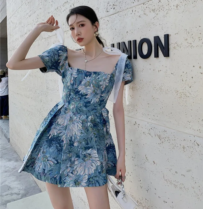 

Длинное праздничное платье принцессы, розовое, из органзы, с зауженной талией и пышными рукавами, для лета