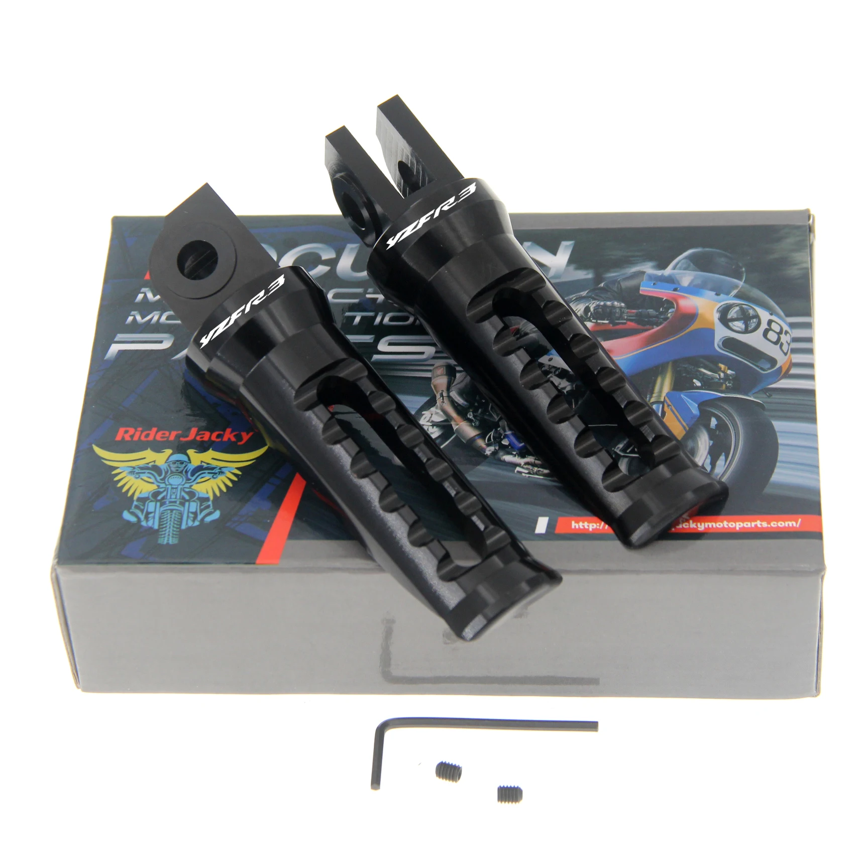 RiderJacky для YAMAHA YZF R3 YZFR3 2015-2020 2016 2017 2018 2019 мотоциклетная Передняя подставка ног с ЧПУ |