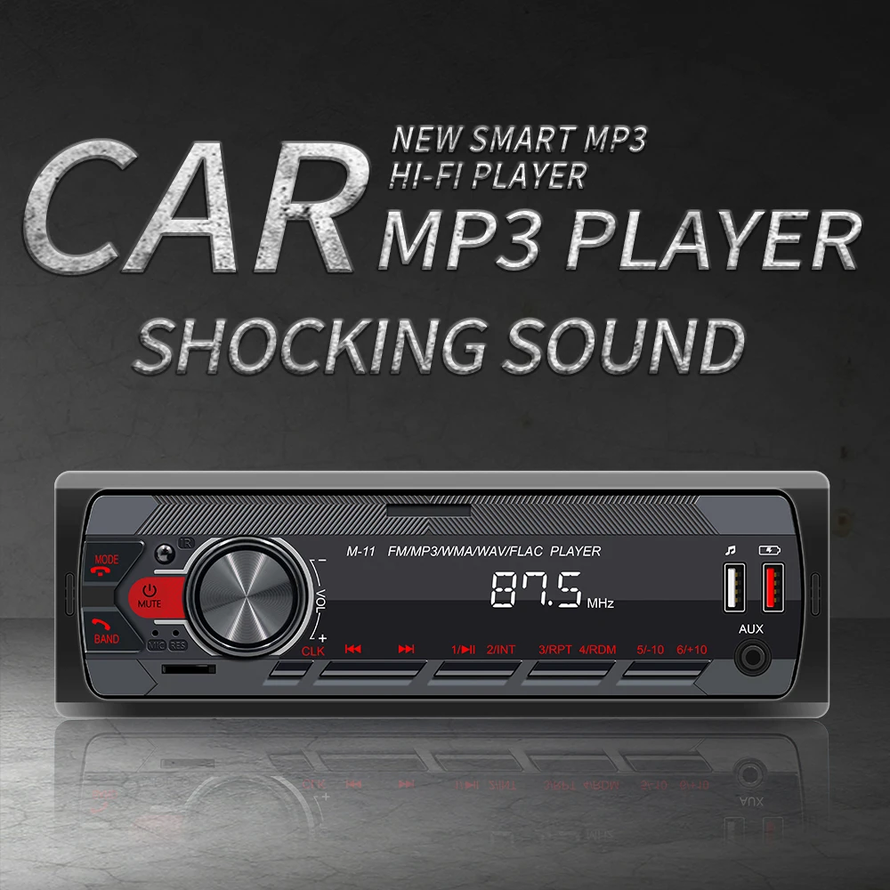 1 DIN автомобильная стереосистема M11 один Bluetooth AUX вход приборная панель FM радио