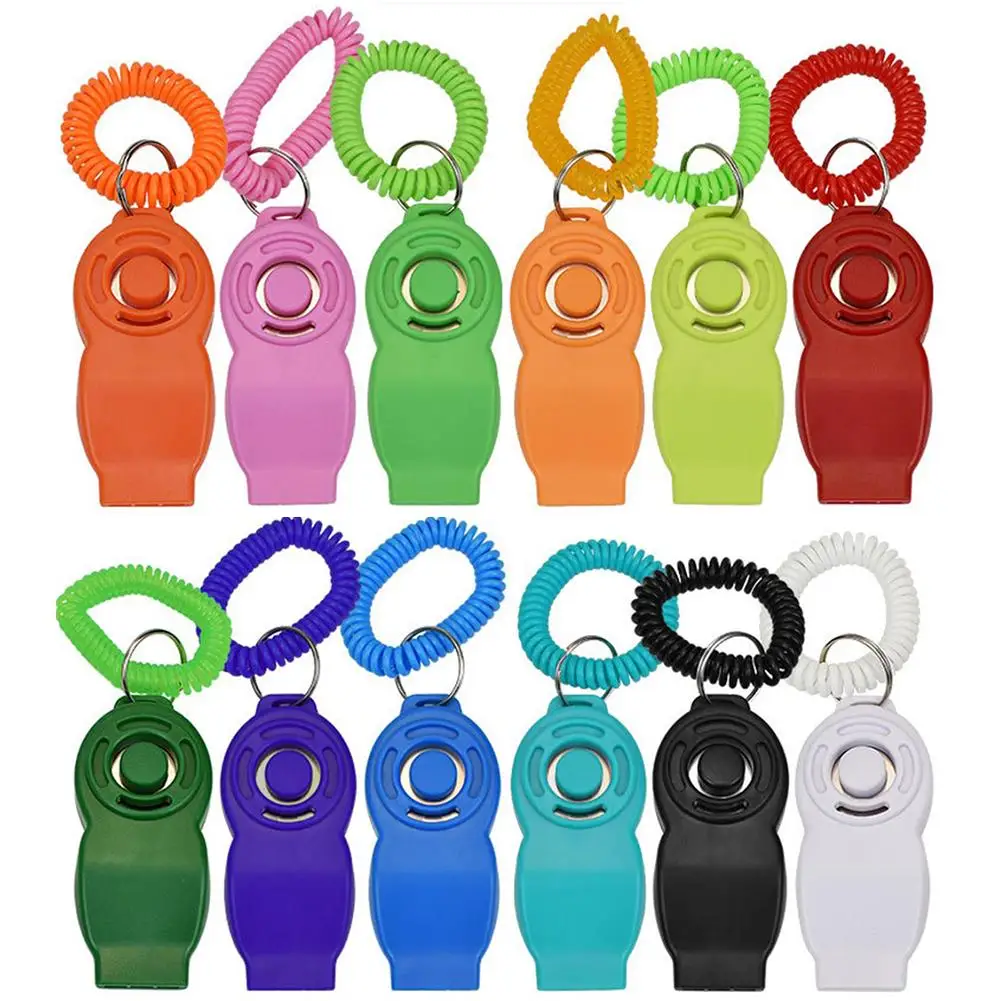 

1 шт. тренировочные кликеры для собак и свисток, тренировочные кликеры для собак, кошек, щенков, птиц, лошадей