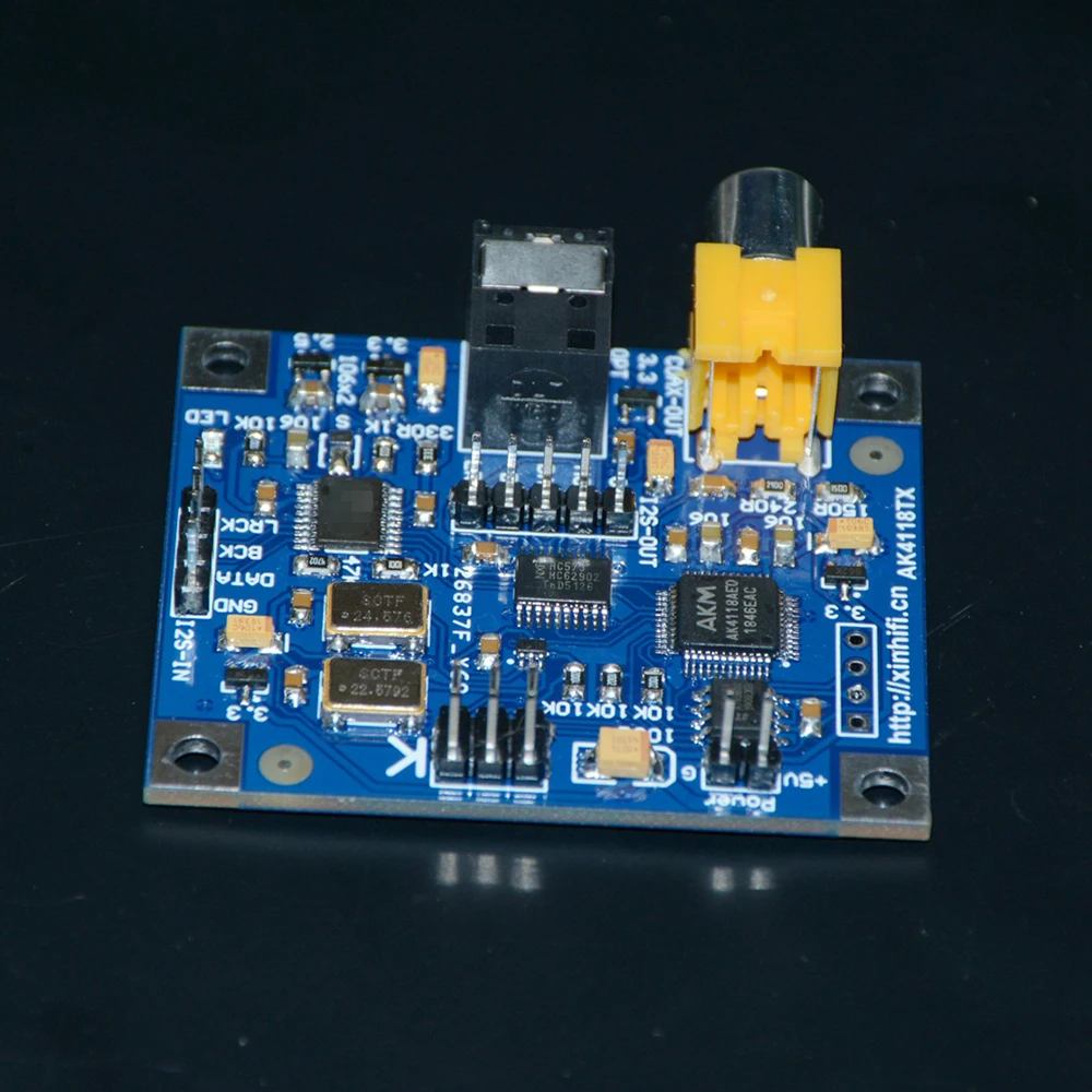 Ak4118 I2S к коаксиальному волокну SPDIF с выходной поддержкой 24bit 192K DC 5V F8 003|Усилители