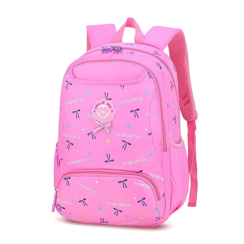 2023 Girls School Bag Waterproof Light Weight Kids Backpack Children dot Printing Backpack Primary Bookbag for Girl mochilas