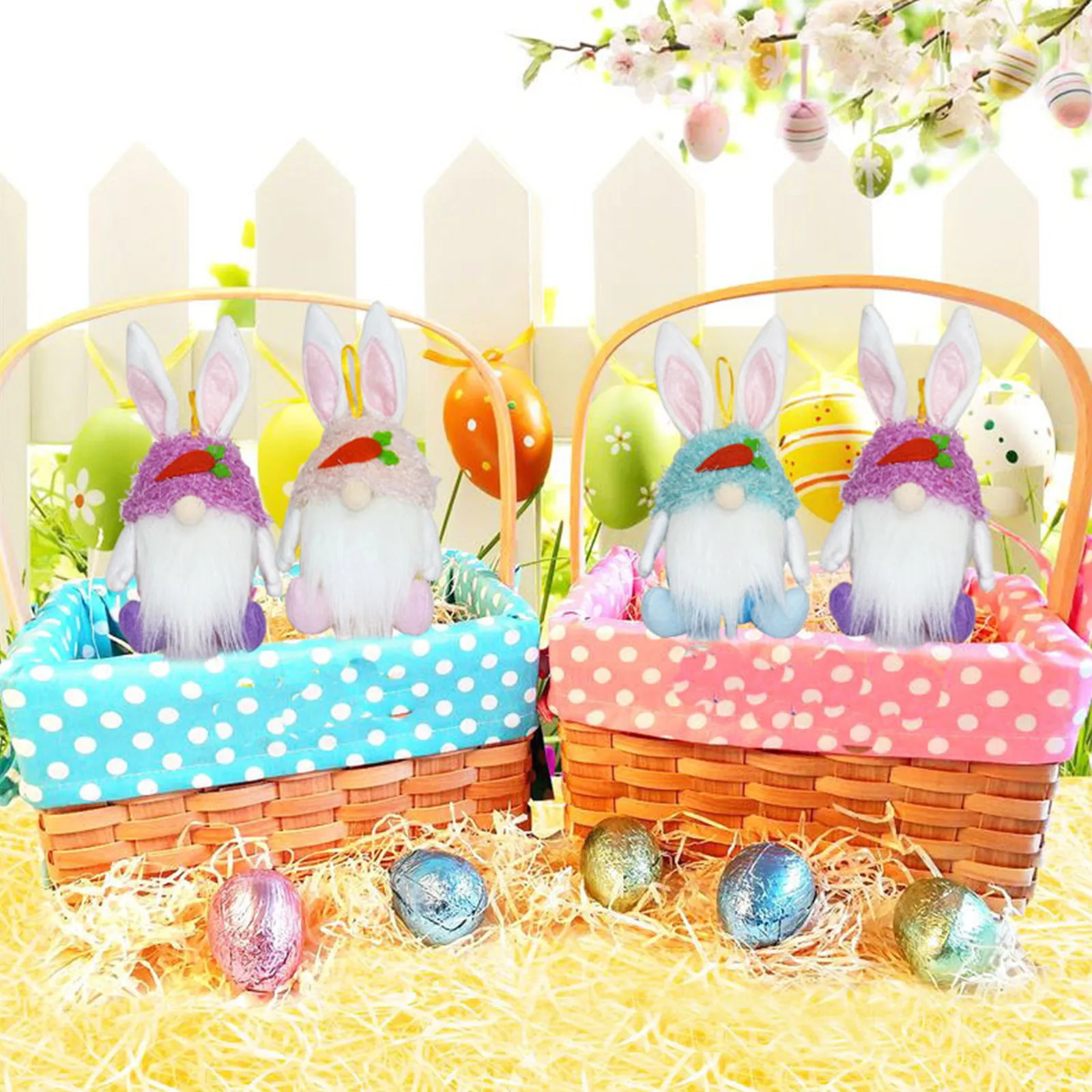 

Easter Cartoon Bunny Shape Cute Faceless Doll Decoration Ornaments Perfect Gift for Easter Day Decoration Jouet