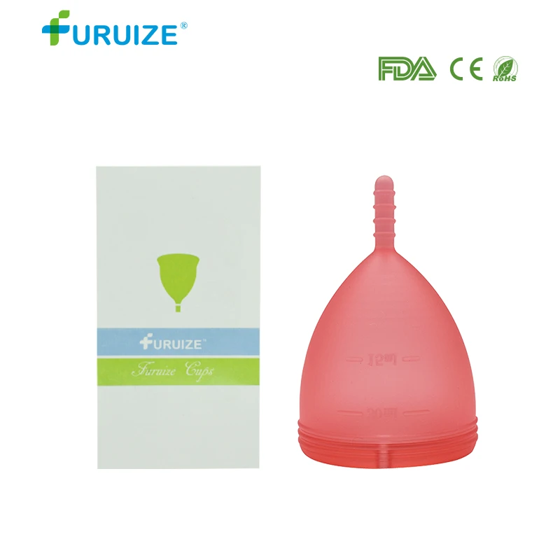 1pcs pink Furuize Mimosa чашка медицинская силиконовая менструальная чашка Женская гигиена копа менструальная Дамская чашка период чашка новейшая чашка Mimose - Цвет: 1pcs pink