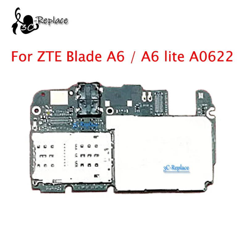 Оригинальная протестированная материнская плата ZTE Blade A6 / Lite A0622 гибкий Цепной