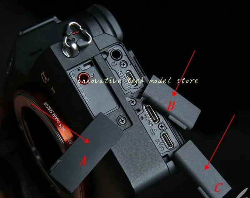 Новинка A7 iii / M3 USB резиновая крышка HDMI-совместимая Крышка для микрофона