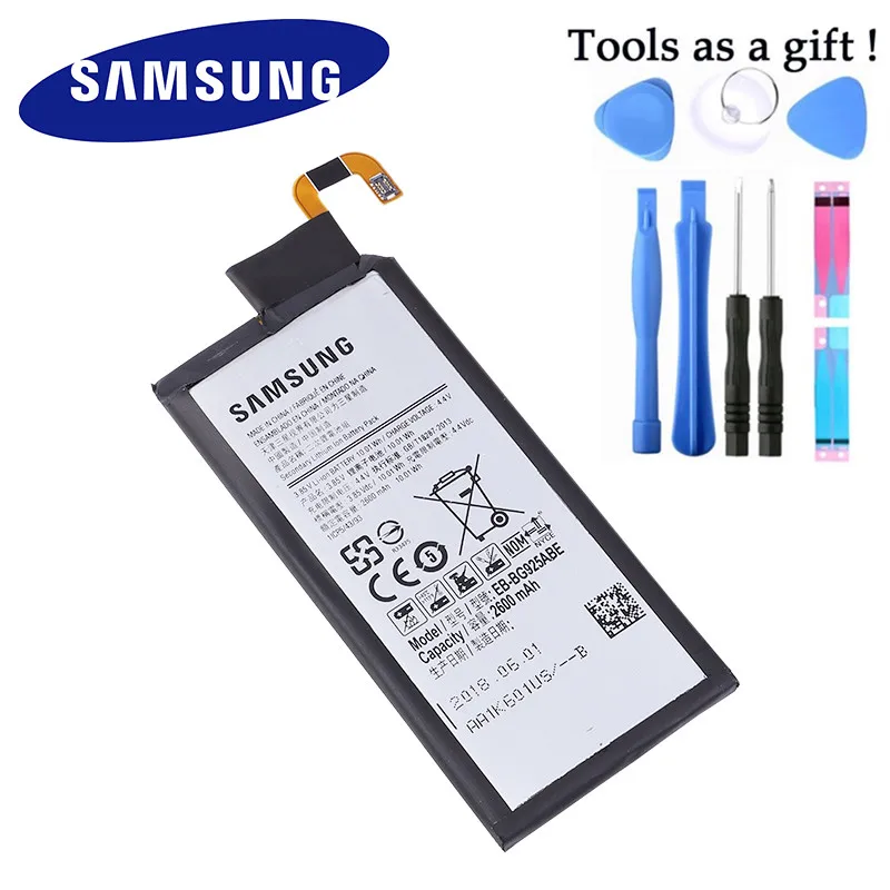 Оригинальная Аккумуляторная батарея SAMSUNG Samsung GALAXY S6 Edge G9250 EB-BG925ABA G925F G925L G925K G925S G925A