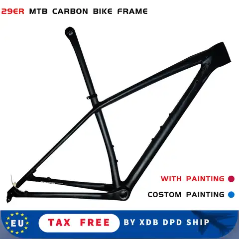 29ER MTB T1000 карбоновая велосипедная Рама, полностью карбоновые рамы светильник легкий вес, Bcicleta карбоновая модель 148*12 мм ось