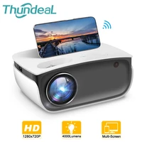 thundeal mini projector rd850 wireless wifi multi screen led for full hd video beamer portable 3d home theater smart projector