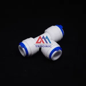 Фитинг для труб типа тройник, 3 способа, обратный осмос, 38-38-38 дюйма