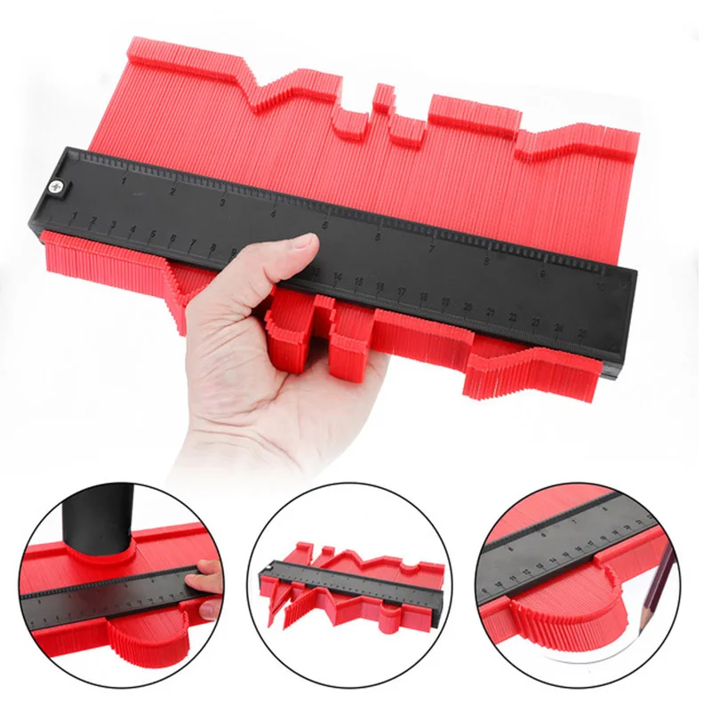 

Profile Tool Shape Contour Duplicator Profile Gauge Contour Template Plastic Woodworking Duplicator Measuring Tool