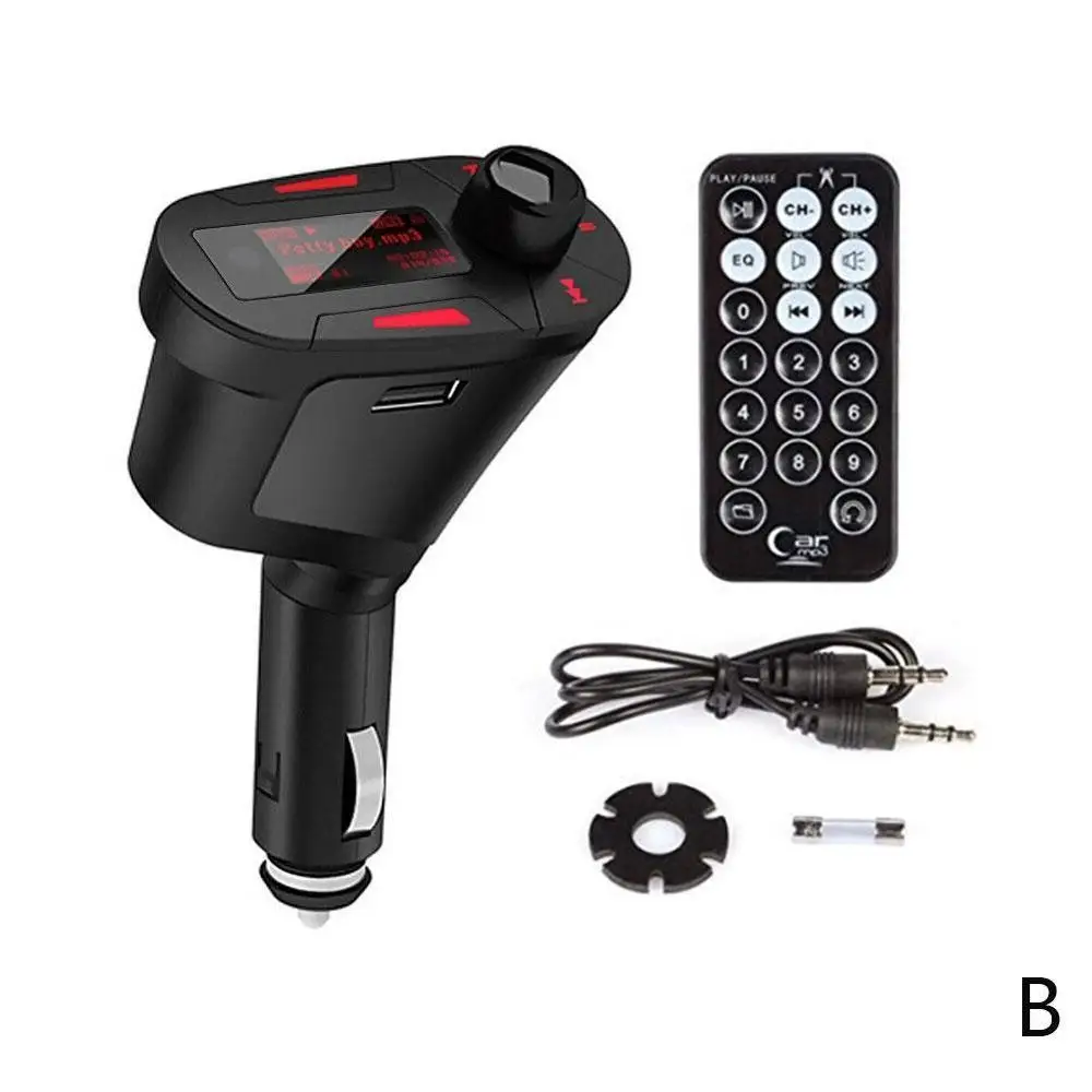 red Автомобильный Bluetooth USB2.0 Автомобильный MP3-плеер Bluetooth передатчик приемник беспроводной стерео аудио музыкальный адаптер автомобильный - Формат цифровых медиаданных: red