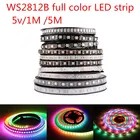 0,5-1 мпартия WS2812B WS2812 светодиодный светильник с черно-белой печатной платой водонепроницаемый IP306567 DC5V