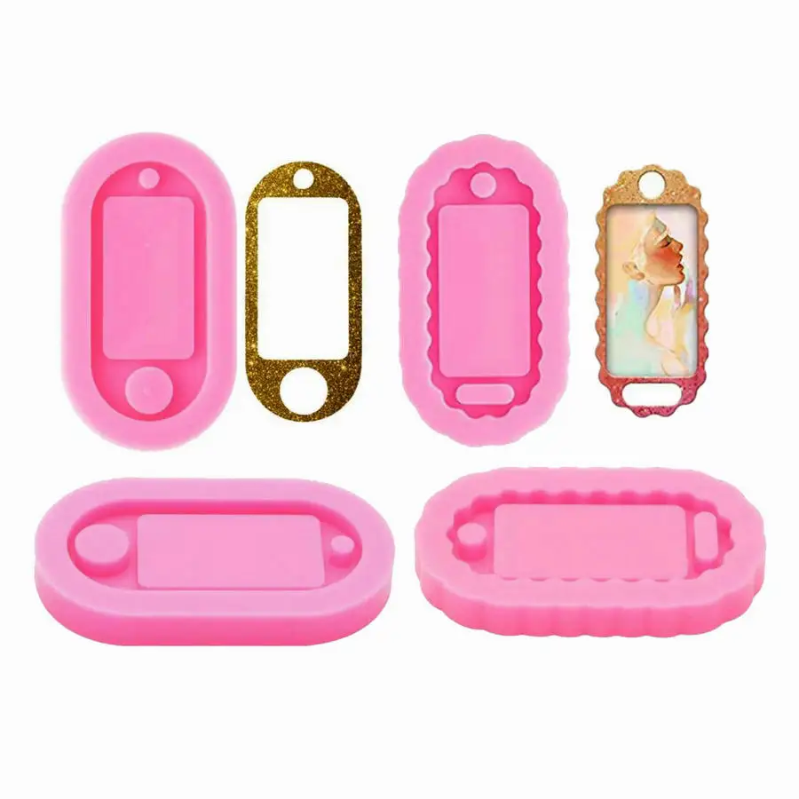 

Новая Заметка карты брелок декора силиконовые Форма для ювелирных изделий пломбы Подвеска Аксессуары DIY Подвески ручной работы форма для э...