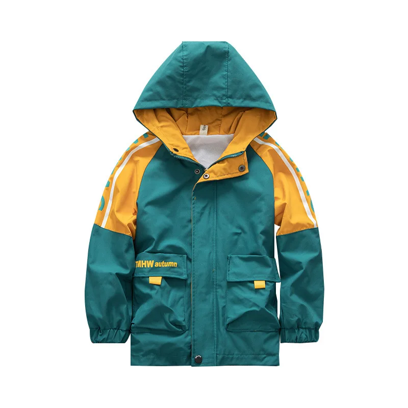 

2021 Casual Spring Autumn Boy Coat Jackets Overcoat Outwear Top Kids Costume Teenager Gift Children Clothes High Quality Plus Si