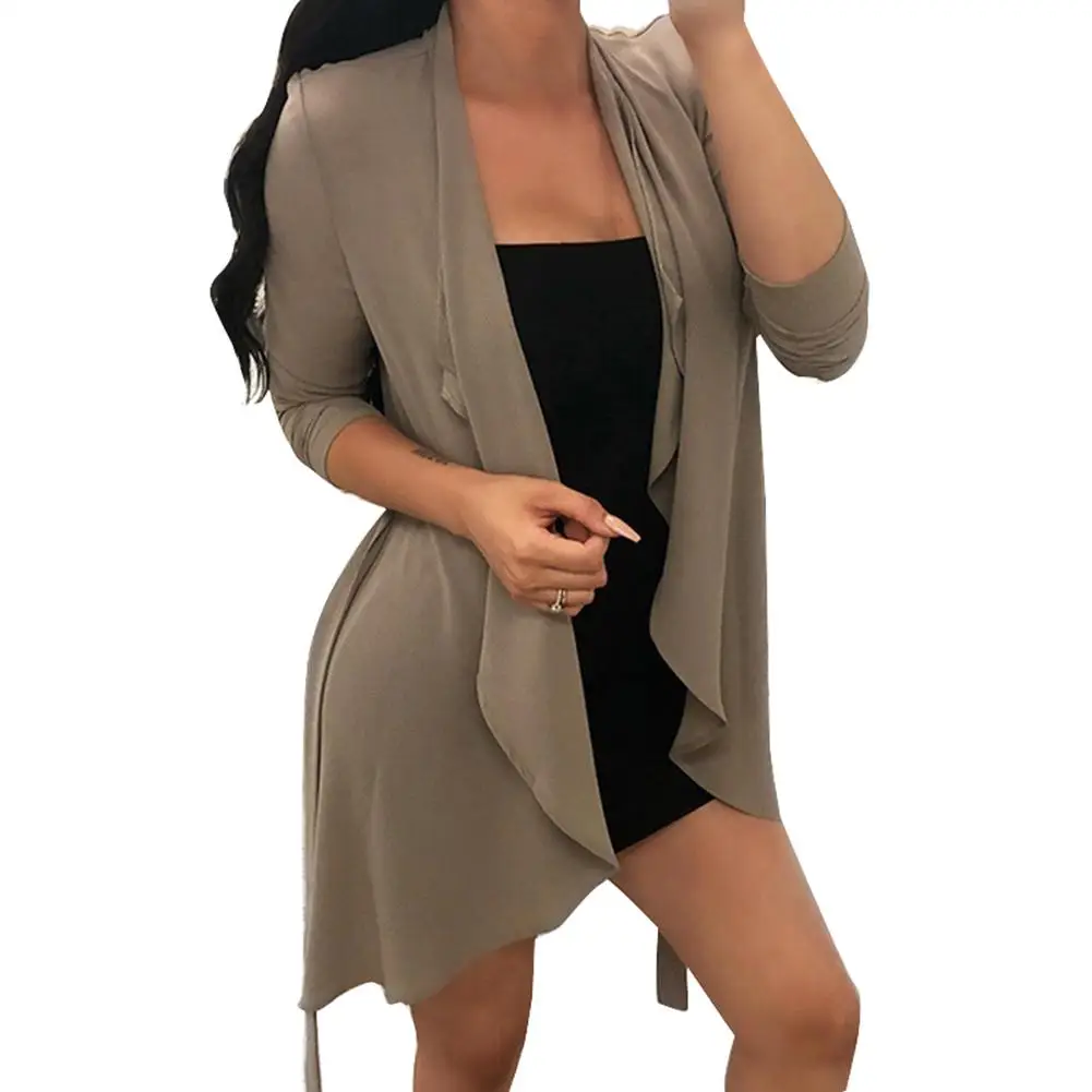 Модная дамская обувь однотонные женские ботинки Цвет с длинным рукавом и поясом