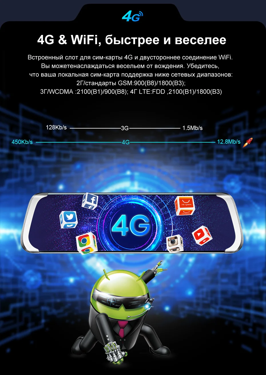 Junsun A930 ADAS 4G регистратор автомобильные видеорегистратор Камера Зеркало видео Full HD 1920x1080 зеркало заднего вида зеркало Андроид с видеорегистратором, GPS навигатором 10 дюймов