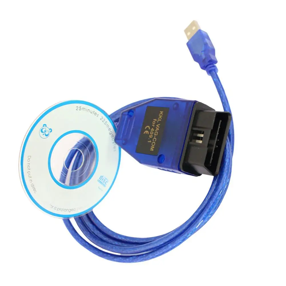 Автомобильный диагностический инструмент с Usb на OBD2 кабель адаптер OBD II USB-KABEL KKL