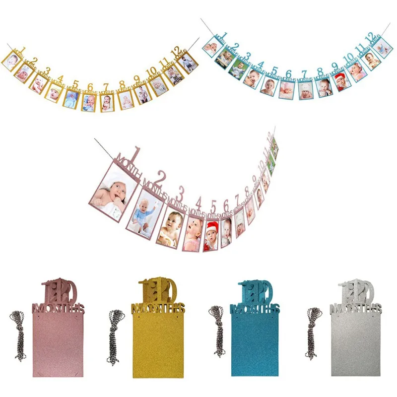 День рождения Po настенный дисплей флаг папка дети подарок на день украшения