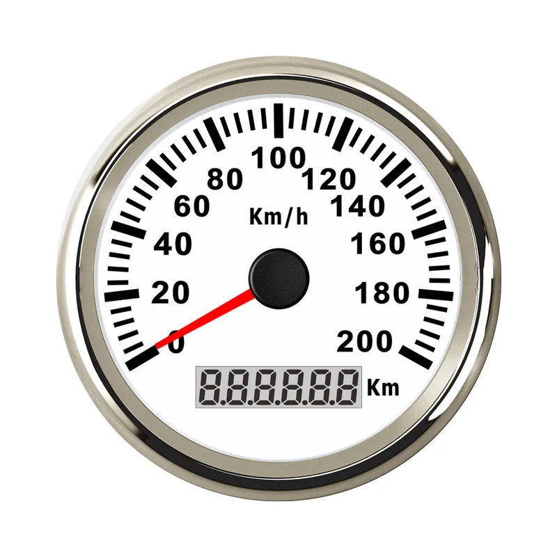 7 цветов с подсветкой цифровой GPS измеритель скорости 200 км/ч для лодки морской