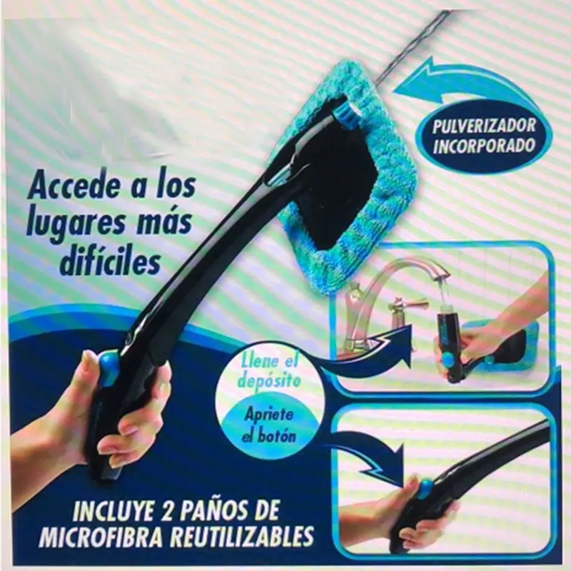 Съемная Автомобильная оконная щетка из микрофибры очиститель для чистки с