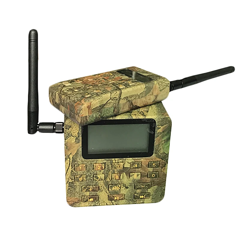 

Outdoor Hunting Decoy Bird Caller 100W Loud Speaker Sounds Voices MP3 Player 200DB 500M Remote Controller Camouflage Color