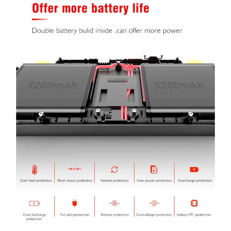 

Battery Case Charger 10400MAh Power Bank Console with Holder Controller External Battery for Nintendo Switch Case