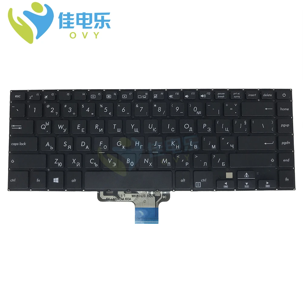 

OVY BG Replacement keyboards for ASUS X510 X510UQ X510QA X510UN X510UF X510UR BG Bulgarian black keyboard 0KNB0-412BBG00 Real