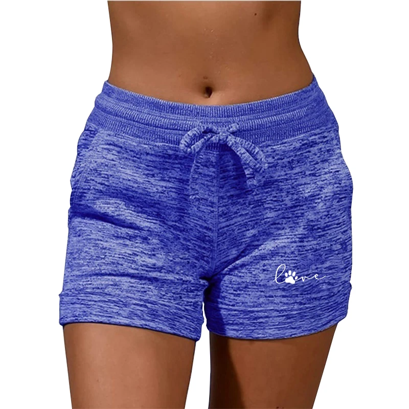 

Women's Sports Shorts Casual Summer New High Waist Slimming Loose All-Match Hot Print Pants Fashion Female Clothing Plus Size