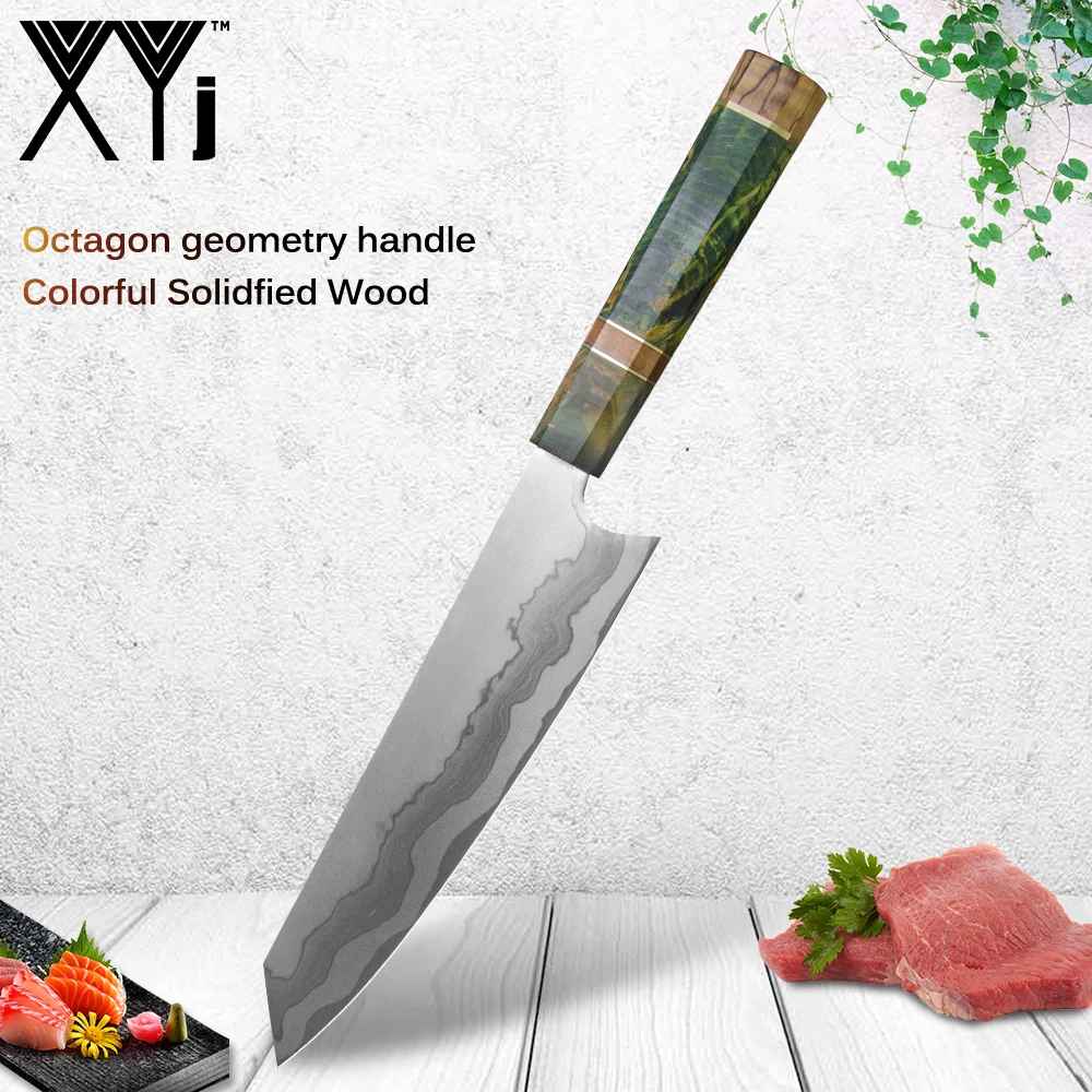 Новый 67 слоев VG10 дамасский кухонный нож шеф повара японский Santoku с эргономичной