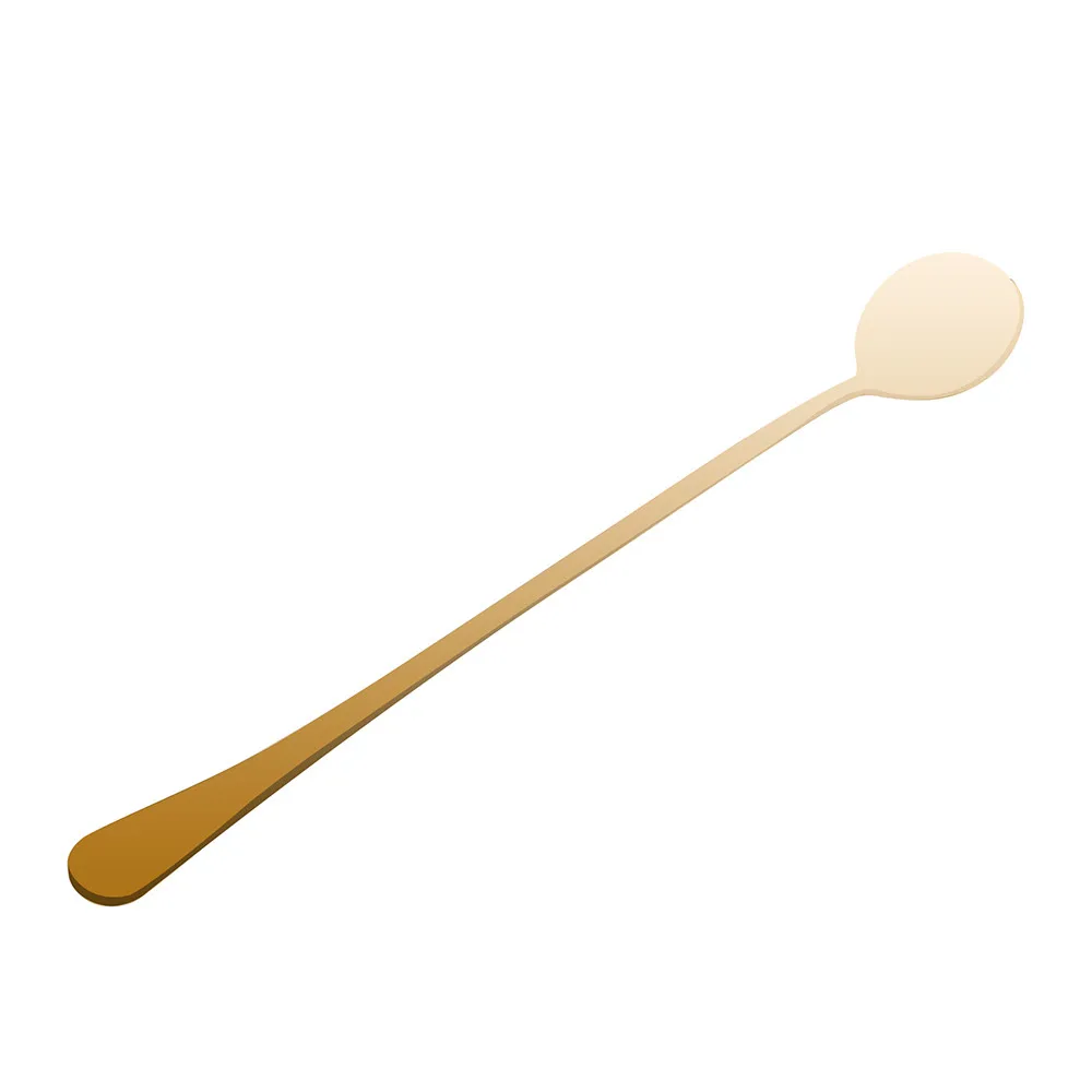 Ложки и нержавеющая сталь длинное мороженое Коктейльные чайные ложки кофе суп