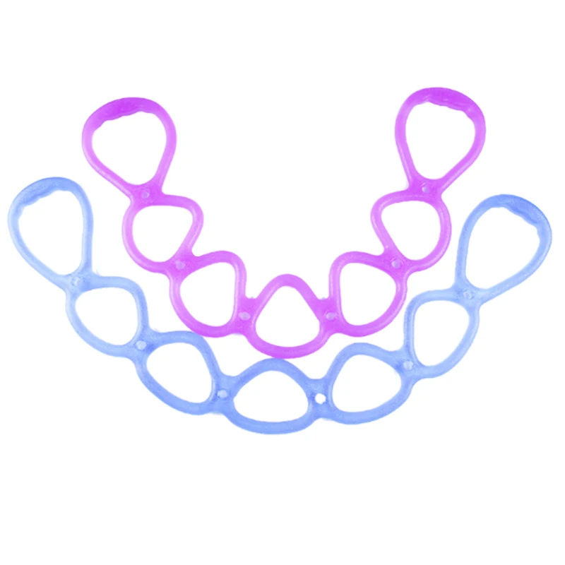 7 кольцевых эластичных лент для упражнений резистивных йоги растяжки на плечах