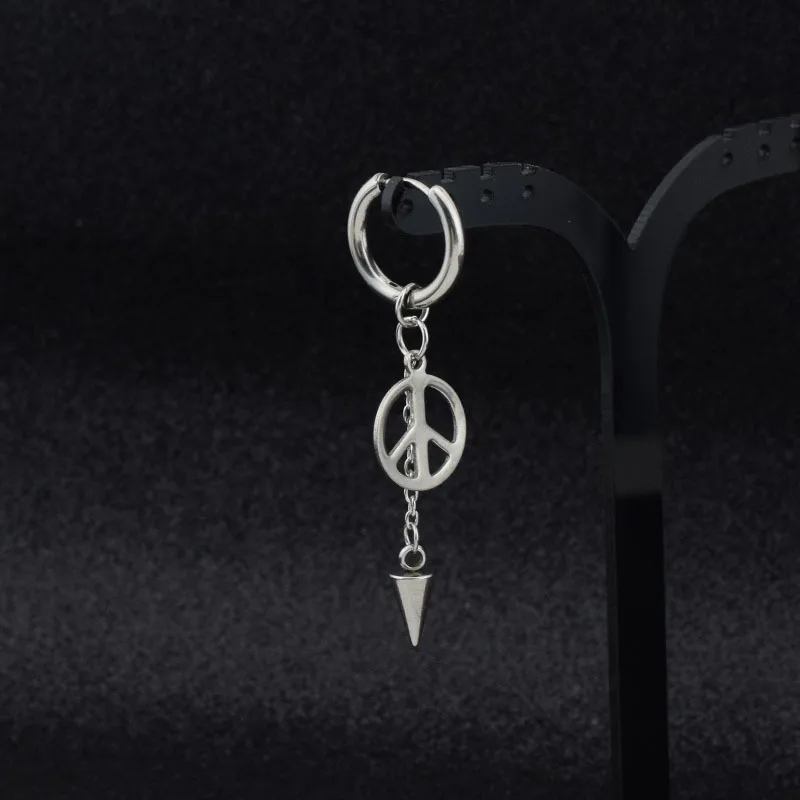 KPOP корейские серьги с крыльями из нержавеющей стали листьями и перьями Длинные