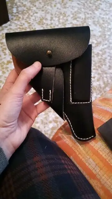 Кожаная кобура для Вальтера времен Второй мировой войны Высококачественная