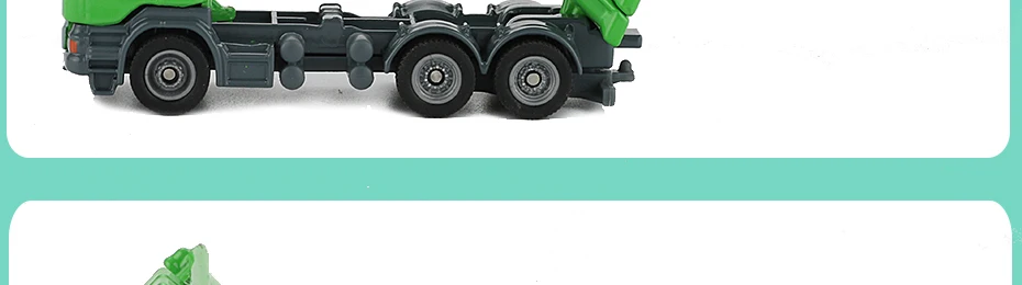 Siku 1: 87 Автопогрузчик из сплава игрушка Мусоровоз грузовик фургон транспортный автомобиль отвод самосвал инженерные автомобили игрушки для детской коллекции