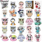 Картина Стразы Dispaint, Хрустальный декор, алмазная живопись сделай сам, Мультяшные животные, 3D вышивка крестиком, алмазная вышивка