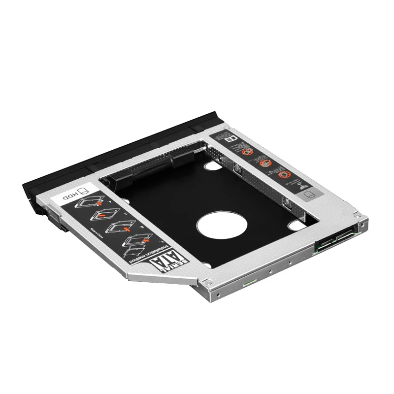 2-й корпус для жесткого диска чехол SSD HDD 9 5 мм SATA на Dell E6420 E6320 E6520 E6430 E6430s E-series HDE6420-SS |